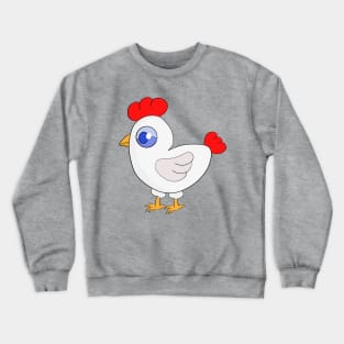 A smart chicken Crewneck Sweatshirt